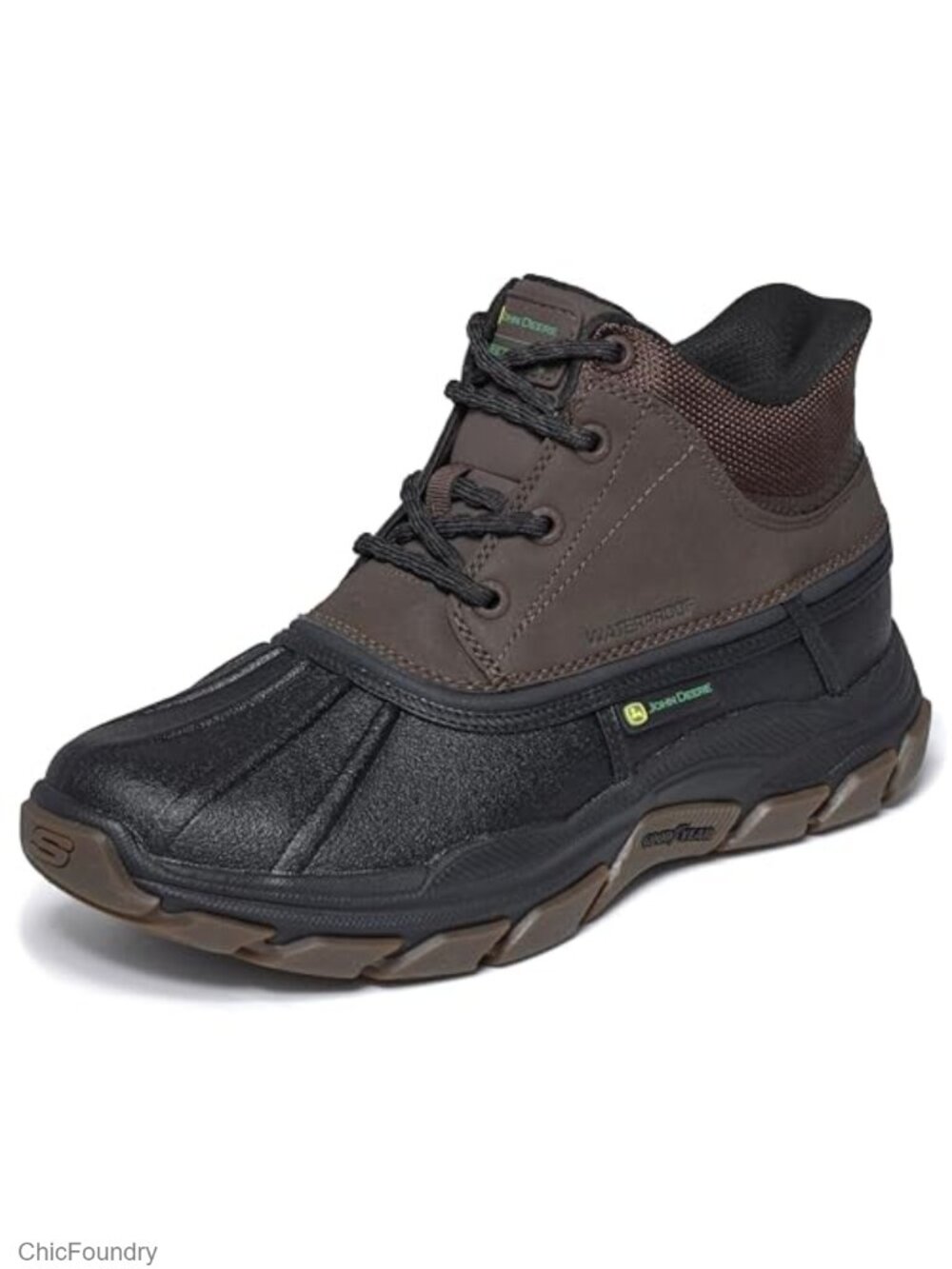 Men's Goodyear Anti-Slip Slip-In Chelsea Rain Boots Memory Foam Ankle Boot